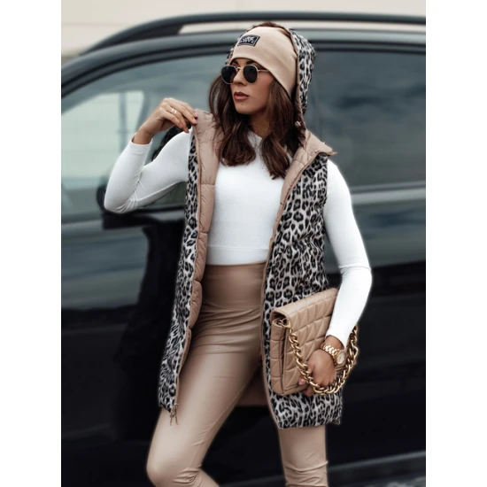 Moteriška ruda dvipusė liemenė Elegancio Moteriškos liemenės