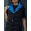 Women's black/blue vest Chester Women's waistcoats