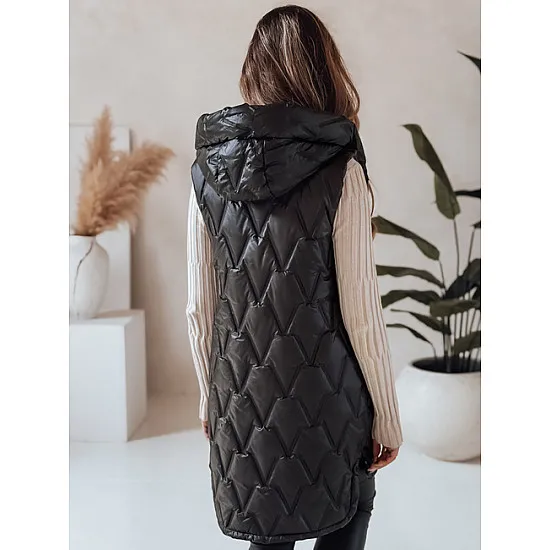 Women's black reversible vest Bora Women's waistcoats