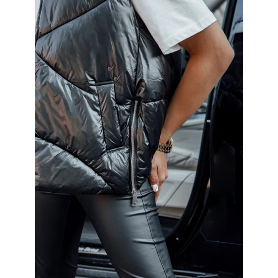 Moteriška juoda blizgi liemenė Bogo Liemenės