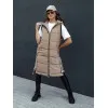 Women's brown long waistcoat Skyler Women's waistcoats