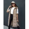 Women's brown long waistcoat Skyler Women's waistcoats