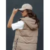 Women's brown long waistcoat Skyler Women's waistcoats