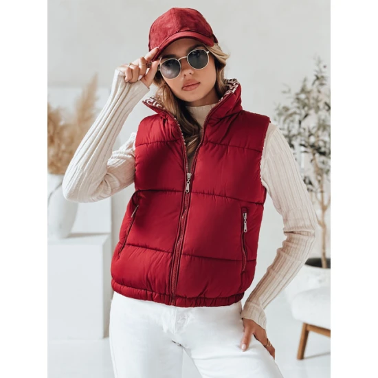 Liemenė bordo spalvos Debor Moteriškos liemenės