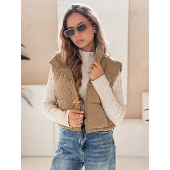 Moteriška rudos spalvos liemenė Veta Moteriškos liemenės