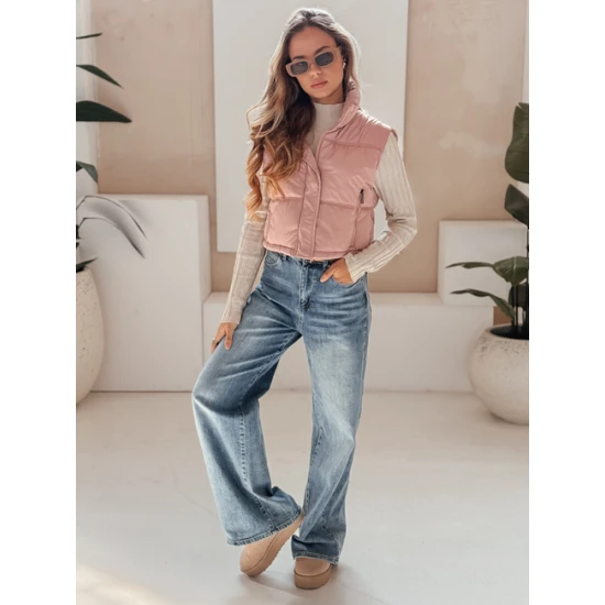 Moteriška rožinės spalvos liemenė Veta Moteriškos liemenės