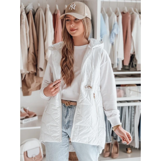 Moteriška baltos spalvos liemenė Demak Moteriškos liemenės