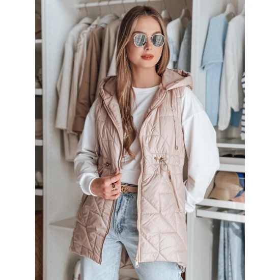 Moteriška šviesiai rožinės spalvos liemenė Demak Moteriškos liemenės