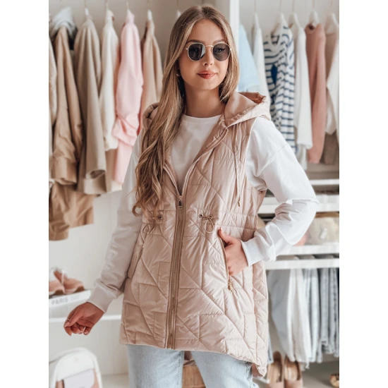 Moteriška šviesiai rožinės spalvos liemenė Demak Moteriškos liemenės