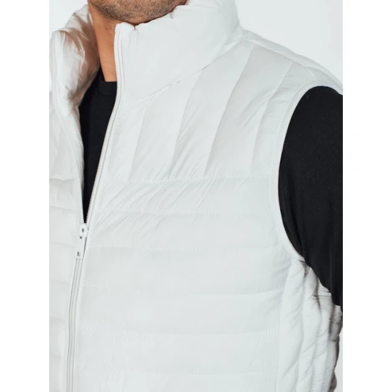 Vyriška baltos spalvos liemenė Pole Liemenės