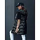 Women's black hooded vest Dona Women's waistcoats