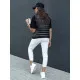 Moteriška juoda liemenė Stylish Moteriškos liemenės