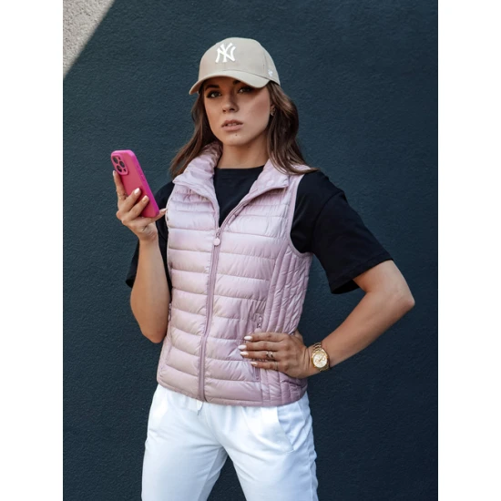 Moteriška šviesiai rožinė liemenė Stylish Moteriškos liemenės