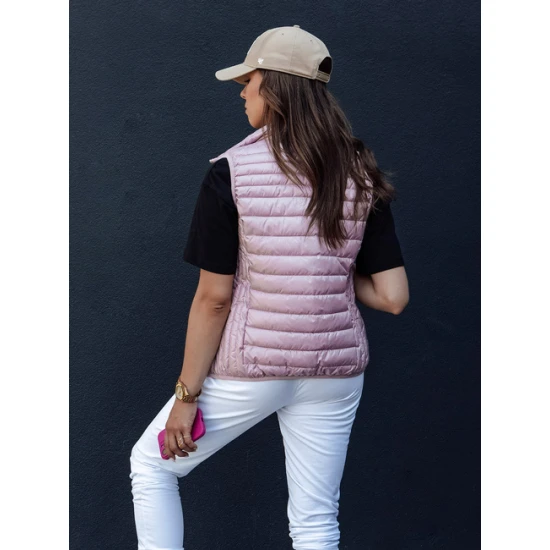 Moteriška šviesiai rožinė liemenė Stylish Moteriškos liemenės