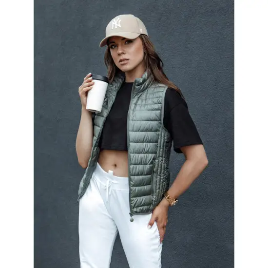 Moteriška žaliai liemenė Stylish Moteriškos liemenės