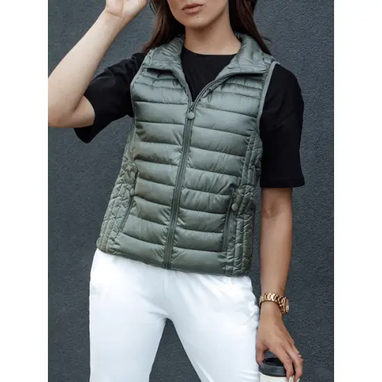 Moteriška žaliai liemenė Stylish Moteriškos liemenės