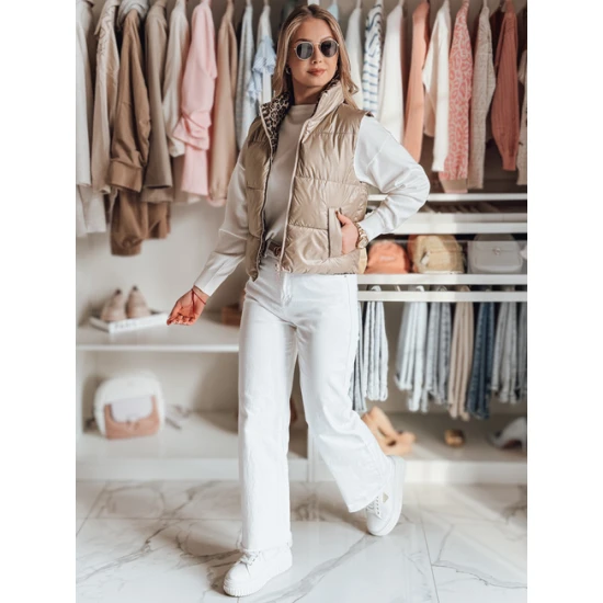 Moteriška ruda dvipusė liemenė Puff Moteriškos liemenės