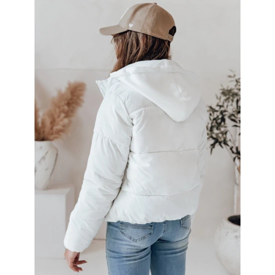 Moteriška balta žieminė striukė Glam Moteriškos striukės