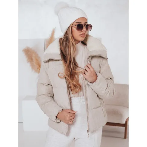Moteriška žieminė rusva striukė Trendy Moteriškos striukės