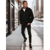 Men's reversible black hooded jacket Linde Men's Jackets and Coats