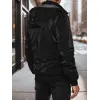 Men's reversible black hooded jacket Linde Men's Jackets and Coats
