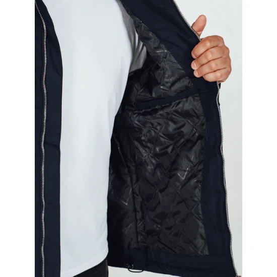 Vyriška tamsiai mėlyna striukė Teros Vyriškos Striukės ir Paltai