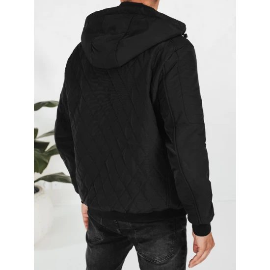 Vyriška juoda striukė Kuder Žieminės striukės