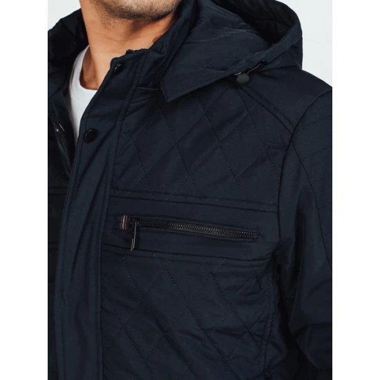 Vyriška tamsiai mėlyna striukė Kuder Žieminės striukės