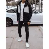 Men's black/grey Rain jacket Autumn/Spring