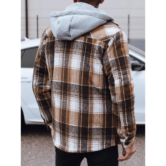 Vyriška ruda striukė su gobtuvu Endrik Vyriškos Striukės ir Paltai