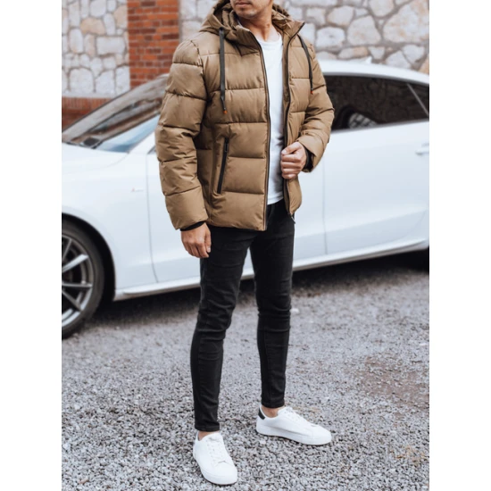 Vyriška žieminė šviesiai rudos spalvos striukė Nevex Žieminės striukės