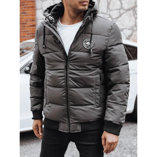 Vyriška pilka žieminė striukė Tamil Žieminės striukės