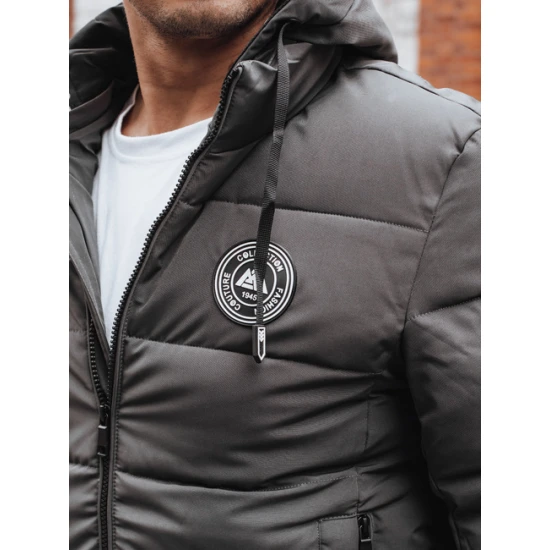 Vyriška pilka žieminė striukė Tamil Žieminės striukės