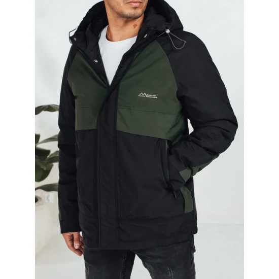 Vyriška tamsiai žalia žieminė striukė Banket Žieminės striukės