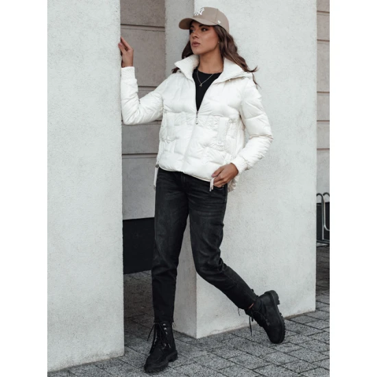 Moteriška balta žieminė striukė Warm Moteriškos striukės