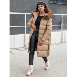 Moteriška žieminė ruda striukė Bela