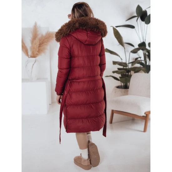 Moteriška žieminė raudona striukė Bela Moteriškos striukės