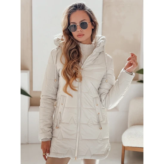 Moteriška šviesiai pilka žieminė striukė Tango Moteriškos striukės