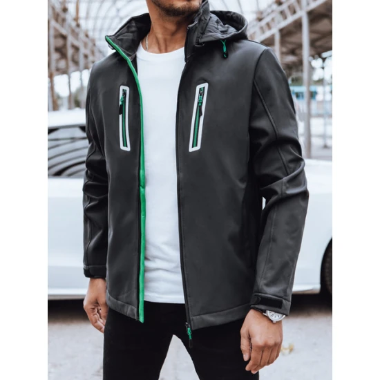 Vyriška tamsiai pilka striukė Marco Rudeninės / Pavasarinės