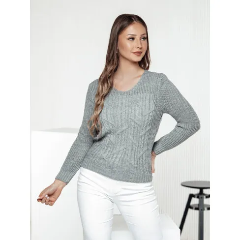 Women's grey cardigan Nela Women's sweaters