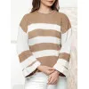 Women's light brown/white jumper Tango Women's sweaters