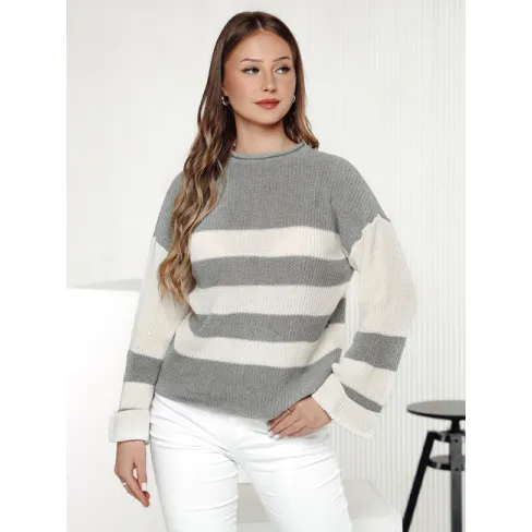 Women's grey/white jumper Tango Women's sweaters