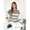 Women's grey/white jumper Tango Women's sweaters
