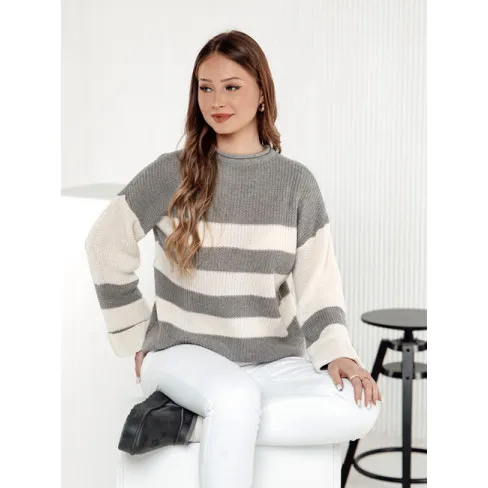 Women's grey/white jumper Tango Women's sweaters
