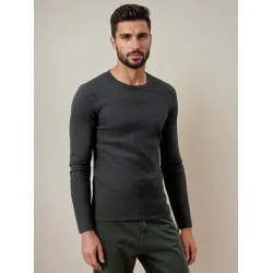 Męski sweter Areta w kolorze ciemnoszarym