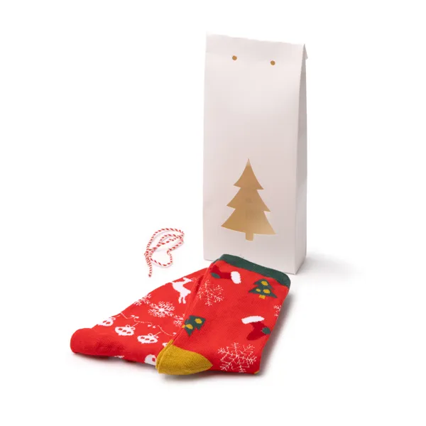 Festive red socks set Frizer Men's socks