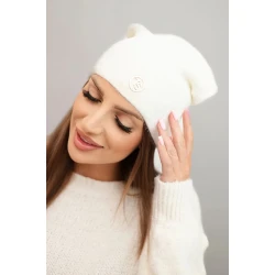 Moteriška baltos spalvos kepurė Ronda