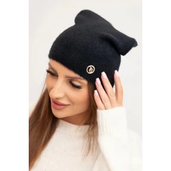 Moteriška juodos spalvos kepurė Ronda