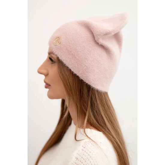 Moteriška rožinės spalvos kepurė Ronda Piršinės, šalikai, kepurės ir kt.