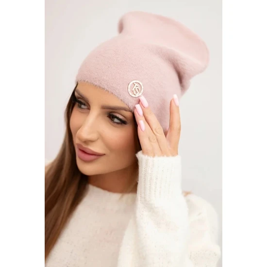 Moteriška rožinės spalvos kepurė Ronda Piršinės, šalikai, kepurės ir kt.